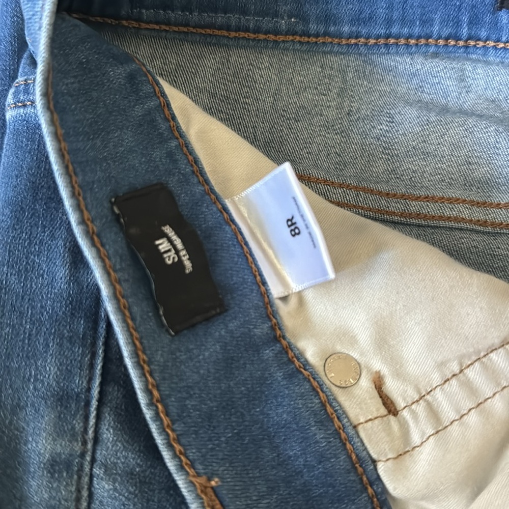 Express Super High Rise Slim Leg Jean - Picture 6 of 7